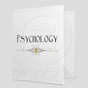 Psychology Decorative line Binder