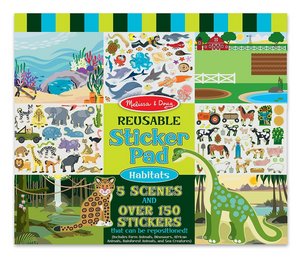 Melissa & Doug Habitats Reusable Sticker Pad