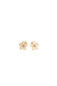 Сережки Daisy Studs в кремовом цвете