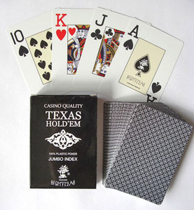 Карты Texas Holdem для игры в покер 100% пластик