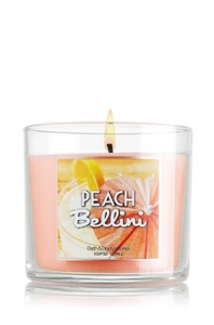 Bath & Body Works  4 oz. Small Candle  Peach Bellini