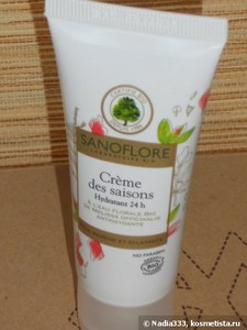 Sanoflore Cream of the Seasons Hydratant 24H, Крем сезон увлажняющий 24 часа для нормальной и комбинированной кожи