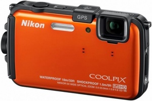 подводный фотоаппарат NIKON Coolpix AW100 Orange