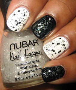 Лaк Nubar Black Polka Dot