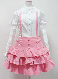 Candy Denim Skirt от Angelic Pretty