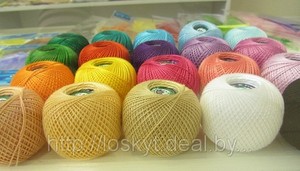 Нитки "Ирис", "Снежинка", Тulip Yarn Art или любые другие тонкие (примерно 25г- 150м)