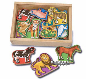 Фигурки животных с магнитами Melissa & Doug