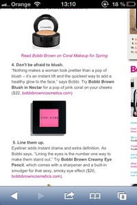 Bobbi Brown sheer