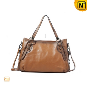 Women Leather Satchel Handbags CW300105 - cwmalls.com