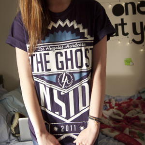 the ghost inside t-shirt