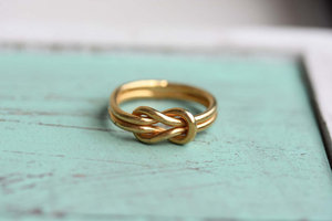 Sailor Knot Ring - Gold - Size 6