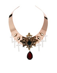 ASOS Premium Baroque Jewel Torque Necklace