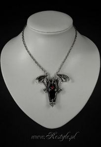 Pendant " VAMPIRE COFFIN" coffin with bat wings