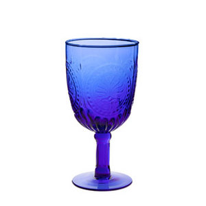 Jimena Blue Wine Goblet