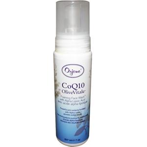 Orjene Organics, CoQ10 OliveVitale, Foaming Face Wash