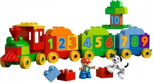 Поезд с цифрами Lego Duplo (лего 10558)