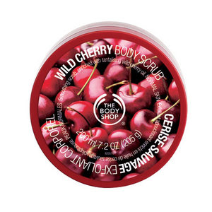 body shop wild cherry body scrub