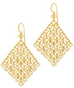 DINNY HALL GOLD VERMEIL TALITHA DROP EARRINGS