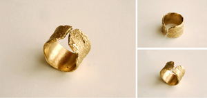 Tanya Chernov jewellery design -  Bark ring