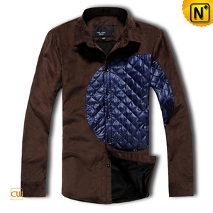 Mens Fashion Corduroy Shirt CW1279A - cwmalls.com