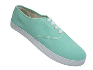 Womens Canvas Shoes Lace up Sneakers 18 Colors Available