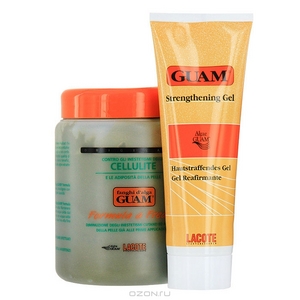 Набор Guam: Маска антицеллюлитная, с охлаждающим эффектом, 750 мл + Гель против целлюлита,