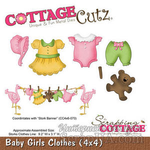 Лезвие CottageCutz - Baby Girls Clothes