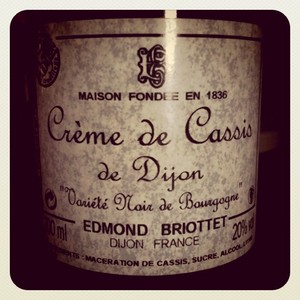 cr&#232;me de cassis