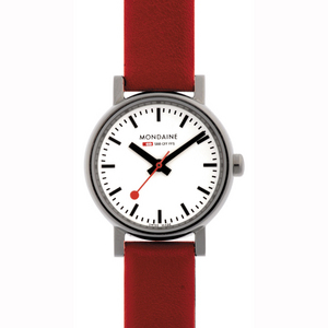 Mondaine. Swiss Railway Watch - Women's Designed by Hans Hilfiker, 1986