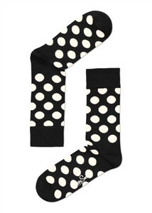 Happy Socks : Black White Spot