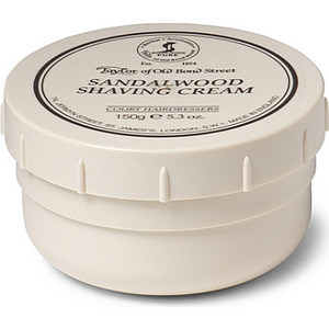 TAYLOR OF OLD BOND STREET Sandalwood shaving cream bowl 150g