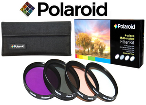 набор фильтров Polaroid 4 Filter 77mm UV+FLD+WARMING+CPL