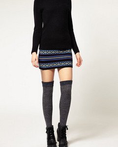 ASOS TWO TONE CHUNKY KNIT SOCKS