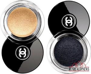 кремовые тени Illusion D’Ombre Chanel #91 Apparition ( темно-синий),