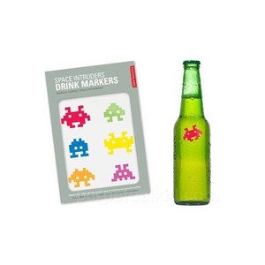 Space Invaders Drink Markers