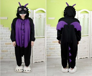 Пижама kigurumi Черный Дракон