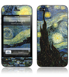 Наклейка для iPhone 4, 4S GelaSkins 'Starry Night'