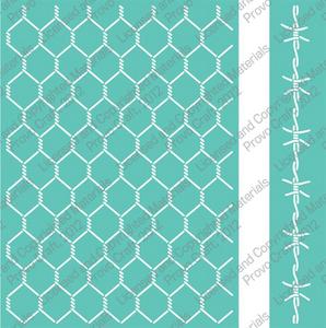 Cuttlebug 20-01398 - 5x7 Embossing Folder with Border - Chicken Wire