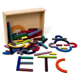 wooden alphabet pattern game