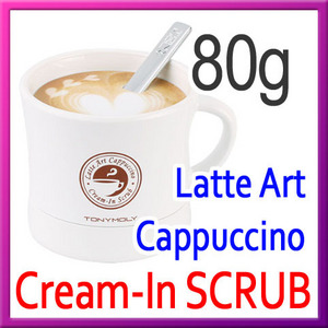 Tonymoly Latte Art Cappuccino Cream-In Scrub 80g