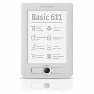 Электронная книга PocketBook Basic 611 white