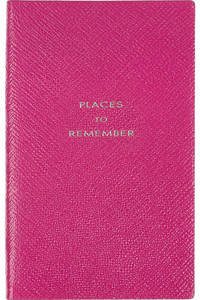 Places To Remember textured-leather notebook