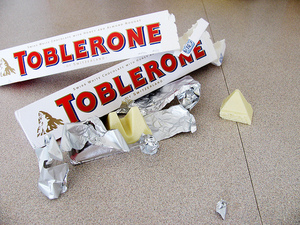 белый шоколад toblerone