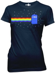 Doctor Who Nyan Tardis Juniors T-shirt