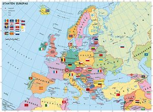 200 Teile Puzzle Politische Europakarte / Ravensburger