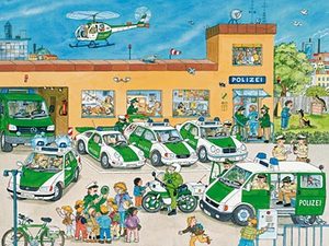 100 Teile Puzzle Polizeirevier / Ravensburger