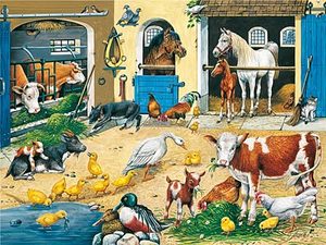 100 Teile Puzzle Am Stall / Ravensburger