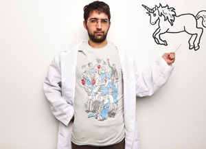 "Science vs. Superstition" - Threadless.com - Best t-shirts in the world