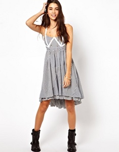 ASOS | ASOS Sundress In Cut About Stripe at ASOS