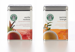 Зеленый чай Starbucks Jasmine Orange в жестяной банке